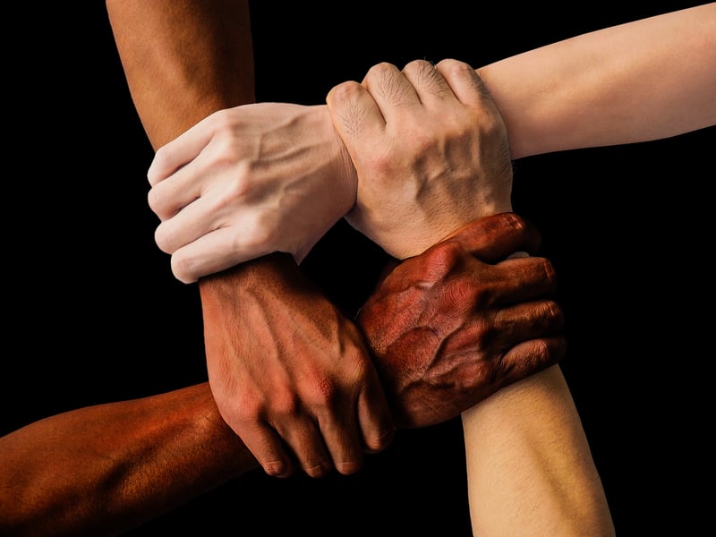 Community Hands Teamwork